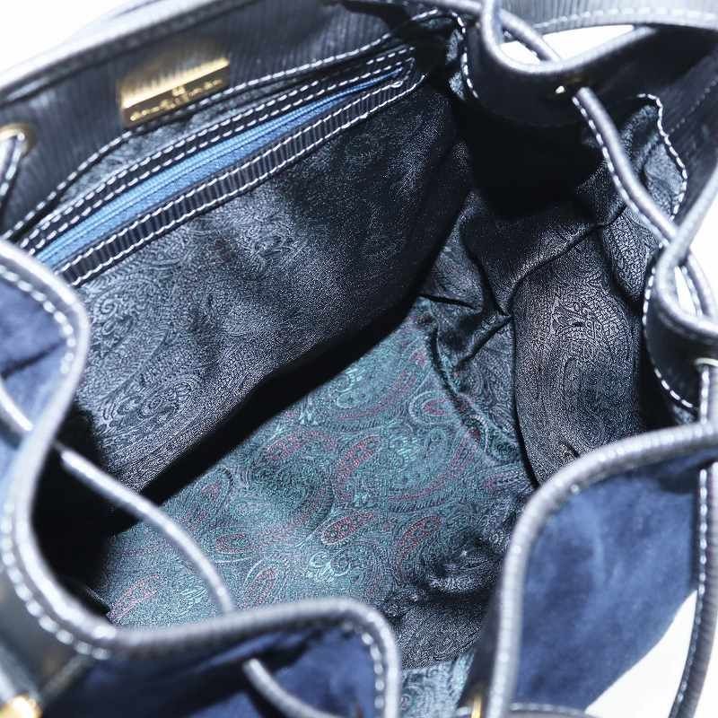 BALENCIAGA Shoulder Bag Purse BB Suede Navy Authentic