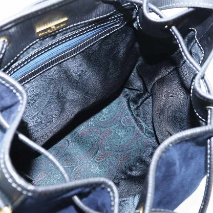 BALENCIAGA Shoulder Bag Purse BB Suede Navy Authentic