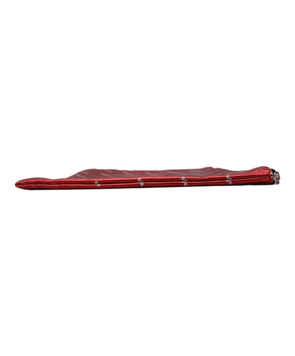 BALENCIAGA Clutch Bag Second Bag Red Authentic
