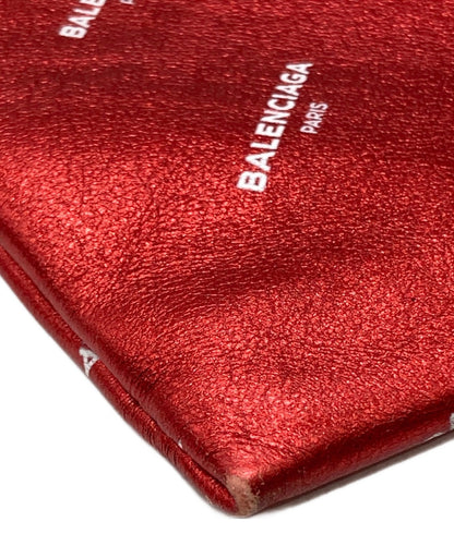 BALENCIAGA Clutch Bag Second Bag Red Authentic