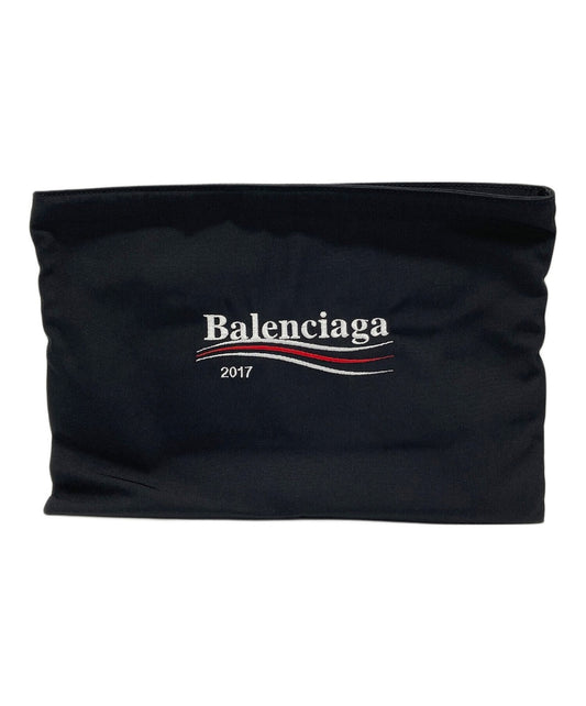 BALENCIAGA Clutch Bag Second Bag 17AW Black Authentic
