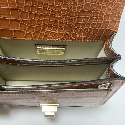 Valentino Hand Bag Tote Purse Brown Authentic