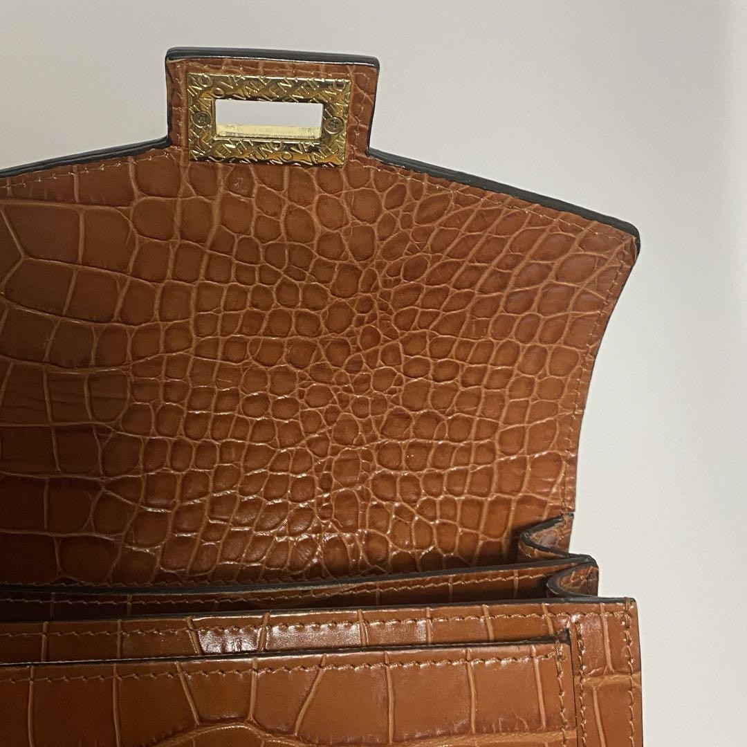 Valentino Hand Bag Tote Purse Brown Authentic