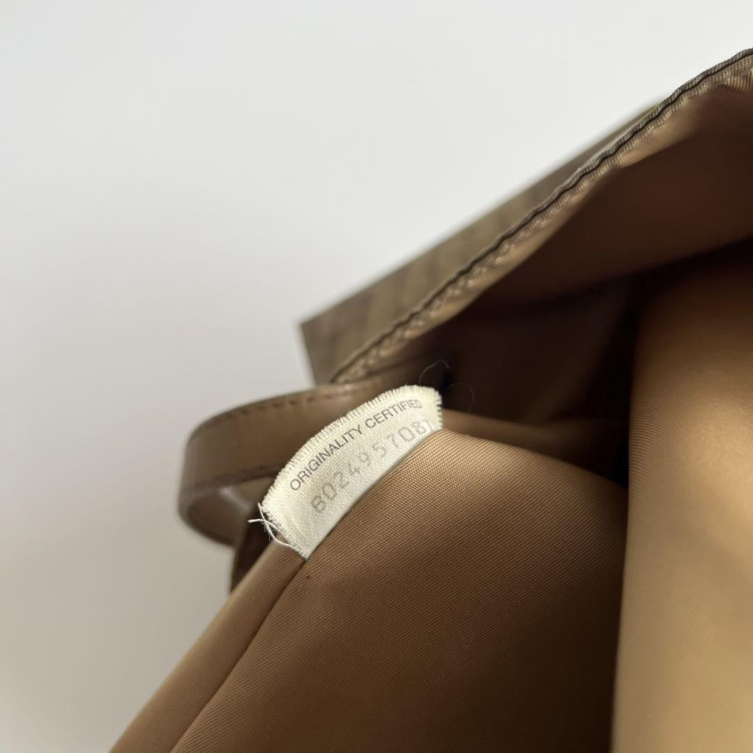 BOTTEGA VENETA Hand Bag Tote Purse Intrecciato Leather Beige Authentic