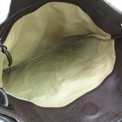 BOTTEGA VENETA Shoulder Bag Purse Leather Brown Authentic