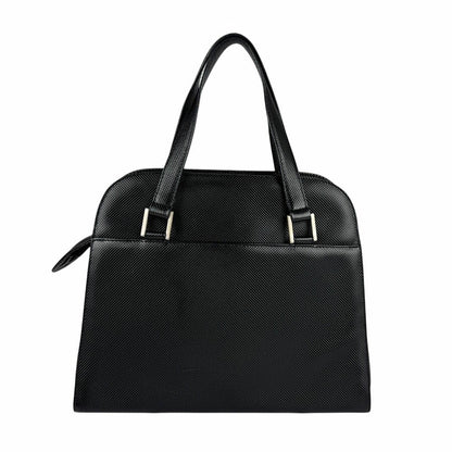 BOTTEGA VENETA Hand Bag Tote Purse Leather Black Authentic