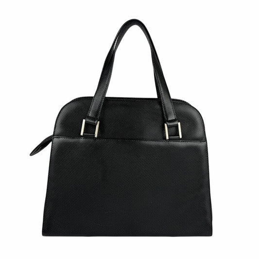 BOTTEGA VENETA Hand Bag Tote Purse Leather Black Authentic