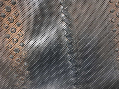 BOTTEGA VENETA Clutch Bag Second Bag Leather Black Authentic