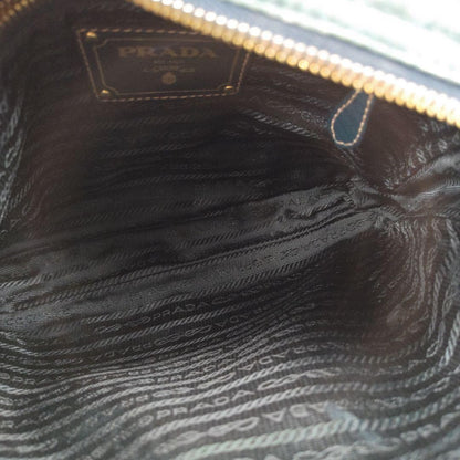 PRADA Shoulder Bag Purse Nylon Green Authentic
