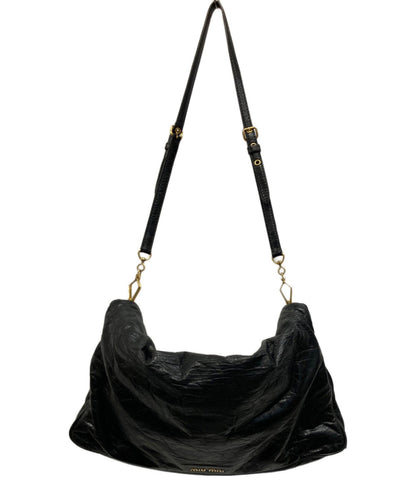 MIU MIU Clutch Bag Second Bag 3way Logo Authentic