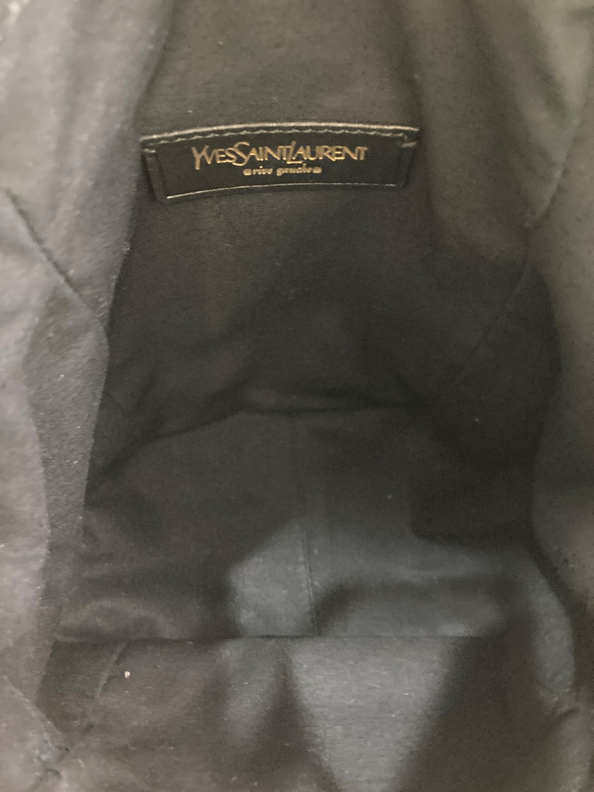 Saint Laurent Hand Bag Tote Purse Downtown Black Authentic