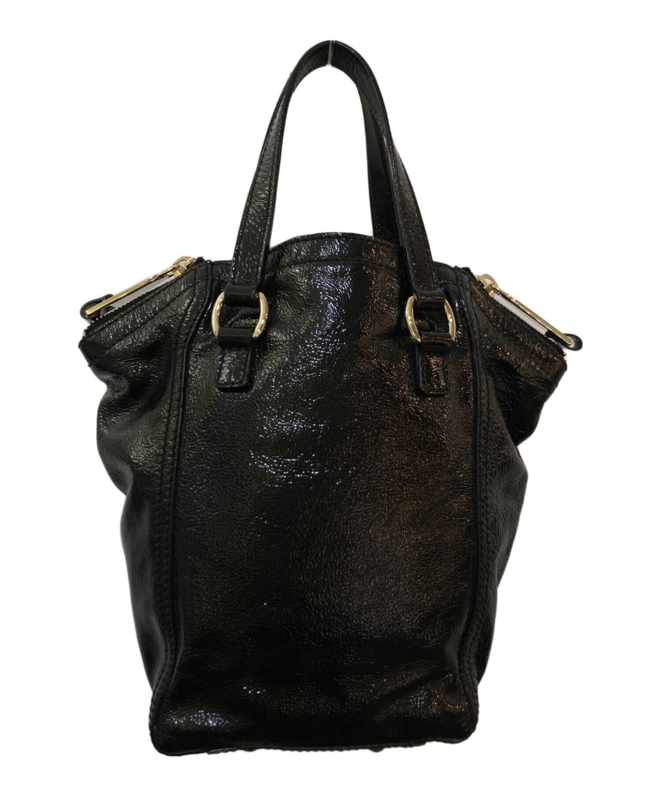 Saint Laurent Hand Bag Tote Purse Downtown Black Authentic