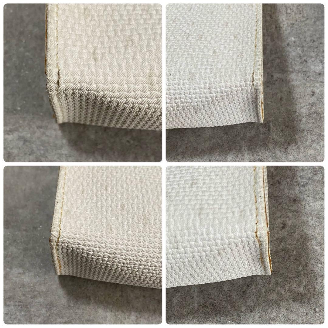 Saint Laurent Clutch Bag Second Bag YSL Cassandra PVC White Authentic