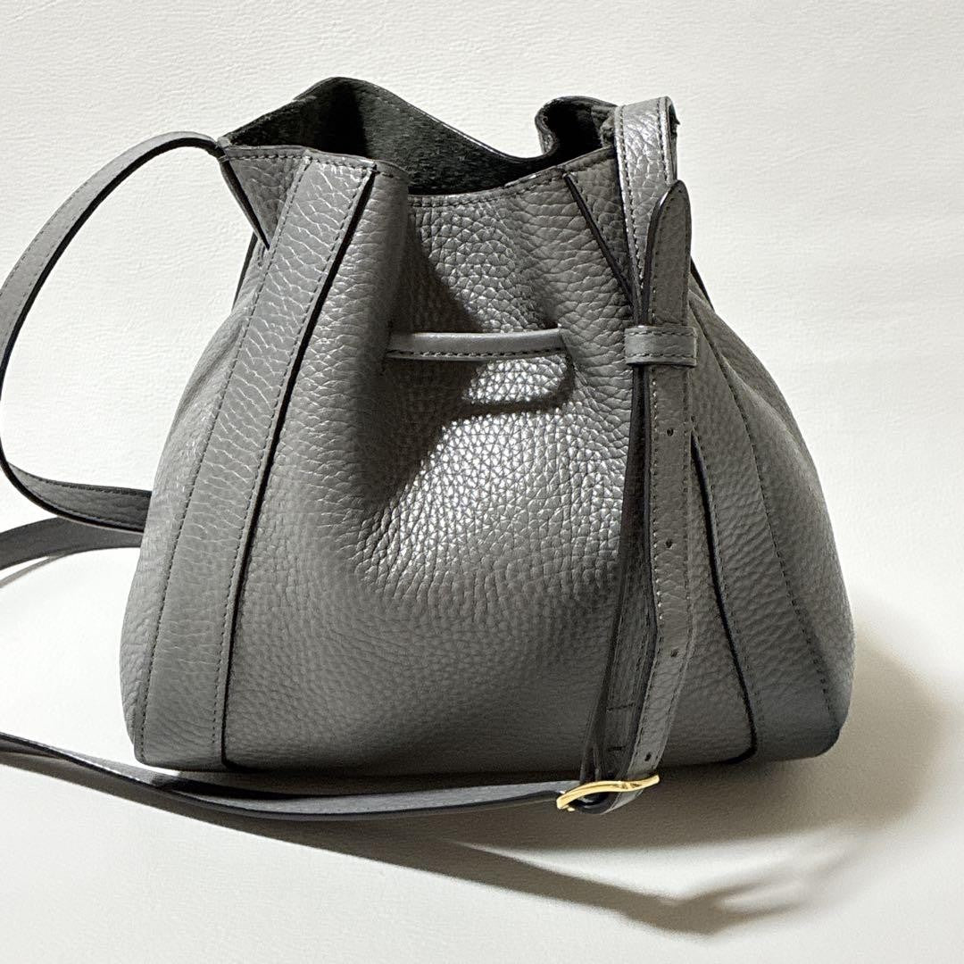MULBERRY Shoulder Bag Purse Gray Authentic