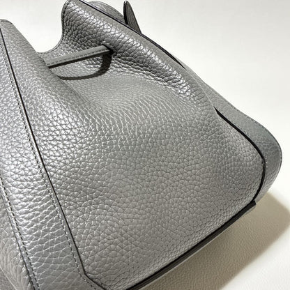 MULBERRY Shoulder Bag Purse Gray Authentic