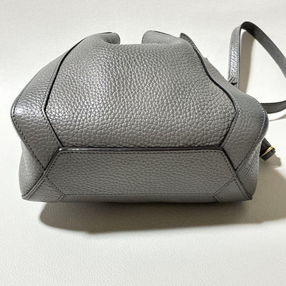 MULBERRY Shoulder Bag Purse Gray Authentic