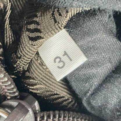 PRADA Hand Bag Tote Purse Canvas Beige Authentic