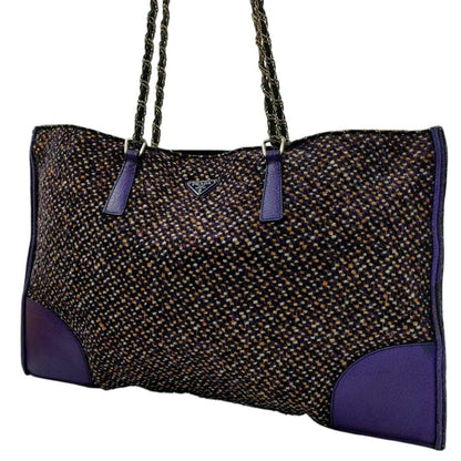 PRADA Hand Bag Tote Purse Logo Authentic