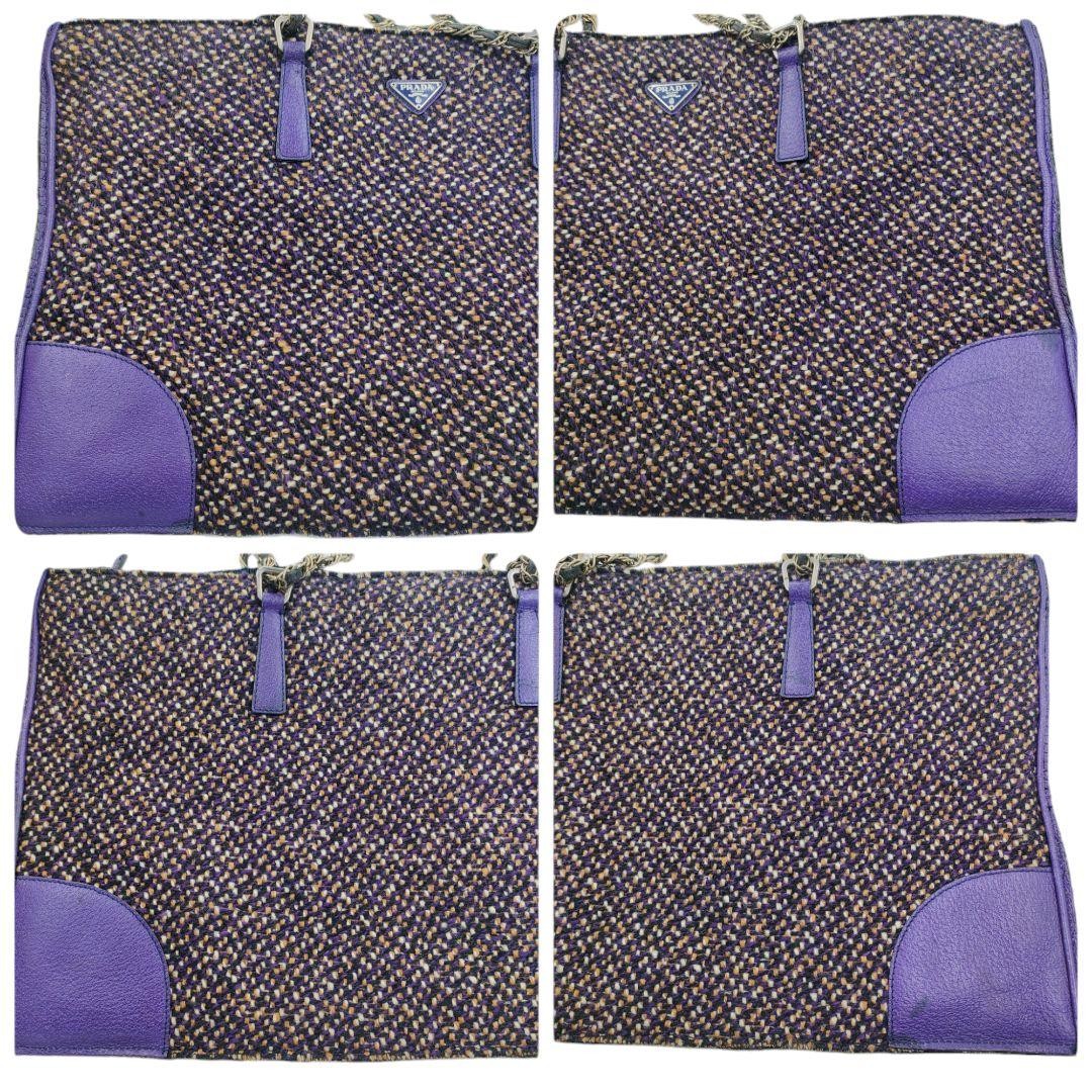 PRADA Hand Bag Tote Purse Logo Authentic