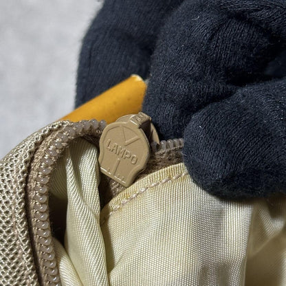 PRADA Shoulder Bag Purse Beige Authentic