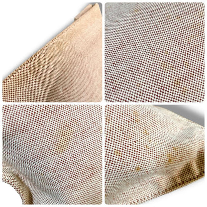 PRADA Shoulder Bag Purse Logo Canvas Beige Authentic