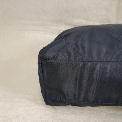 PRADA Shoulder Bag Purse Logo Nylon Navy Authentic