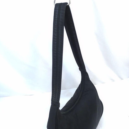 PRADA Shoulder Bag Purse Logo Nylon Black Authentic