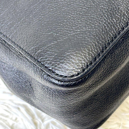 Chloe Shoulder Bag Purse 2way Elsie Leather Black Authentic