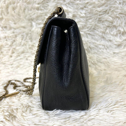 Chloe Shoulder Bag Purse 2way Elsie Leather Black Authentic