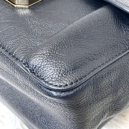Chloe Shoulder Bag Purse 2way Elsie Leather Black Authentic
