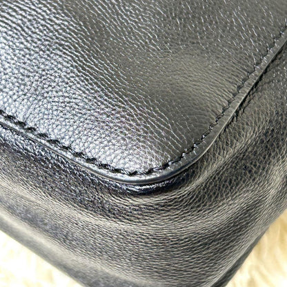 Chloe Shoulder Bag Purse 2way Elsie Leather Black Authentic