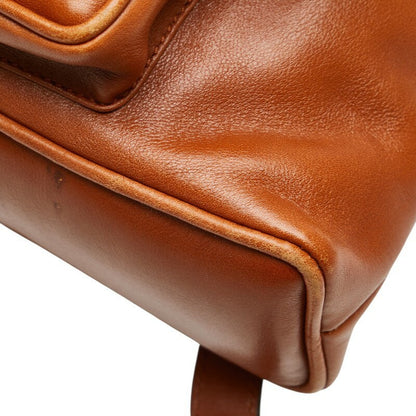 GUCCI Backpack Bamboo Leather Brown Authentic
