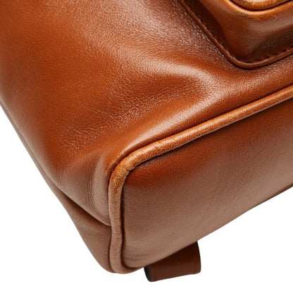 GUCCI Backpack Bamboo Leather Brown Authentic