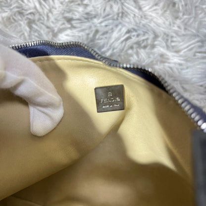 FENDI Hand Bag Tote Purse FF Zucca Authentic