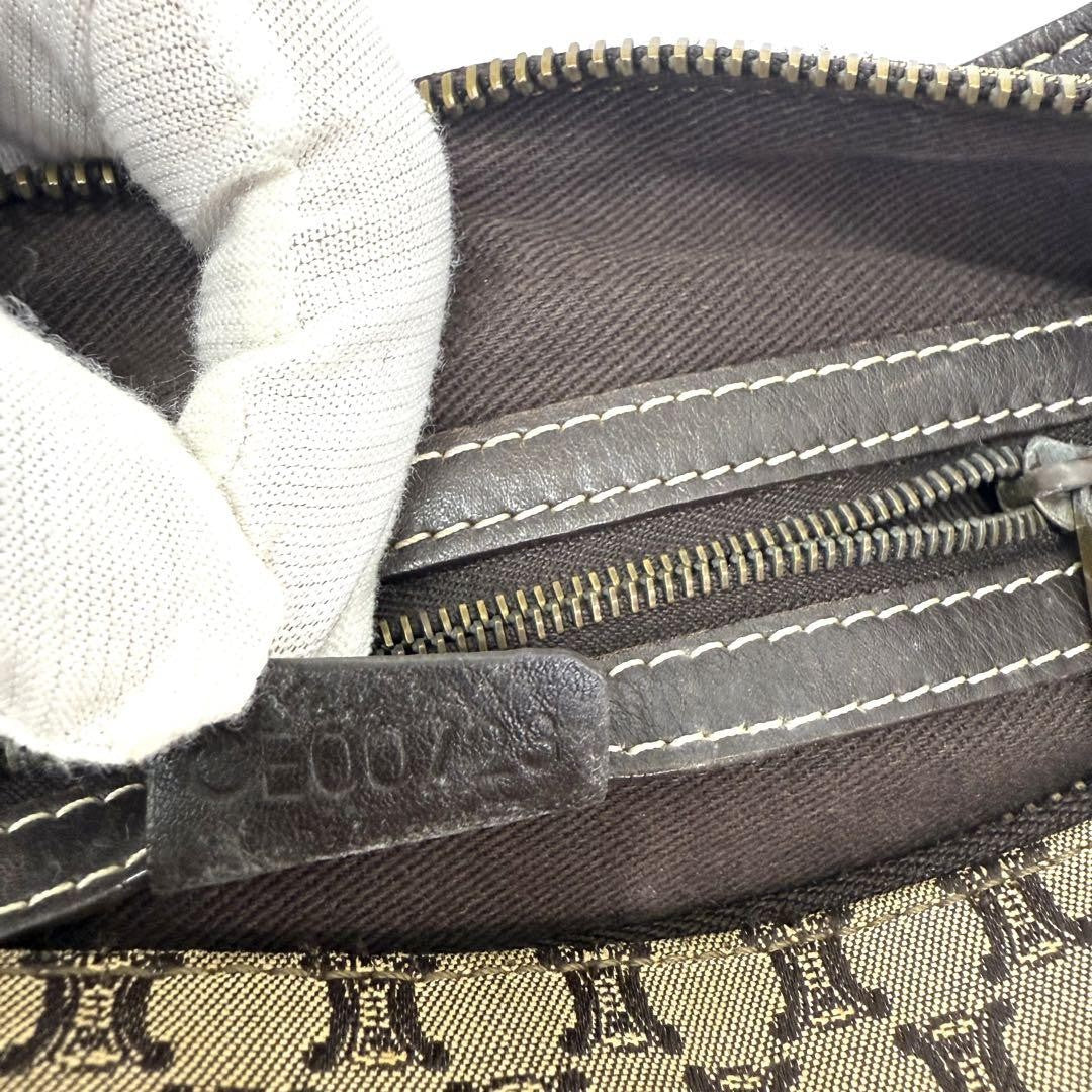 CELINE Hand Bag Tote Purse Macadam Authentic