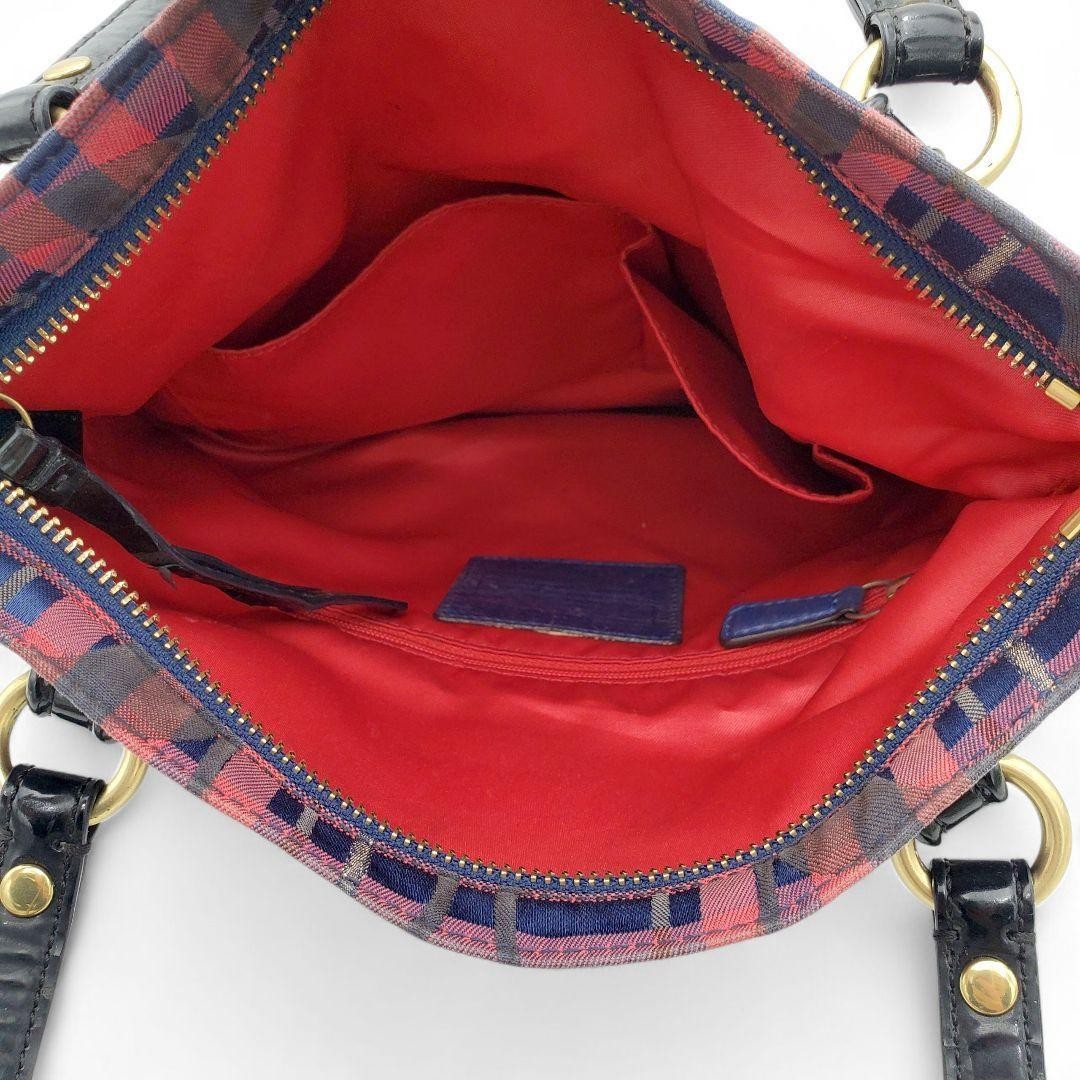 COACH Hand Shoulder Bag Tote Purse 2way Signature 21139 Authentic