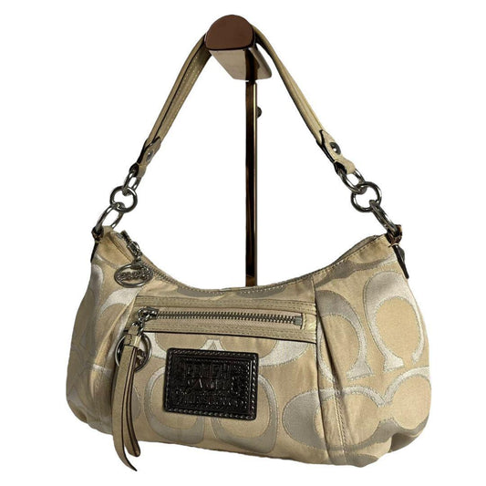 COACH Accessory Pouch Hand Bag Tote Purse Poppy Authentic
