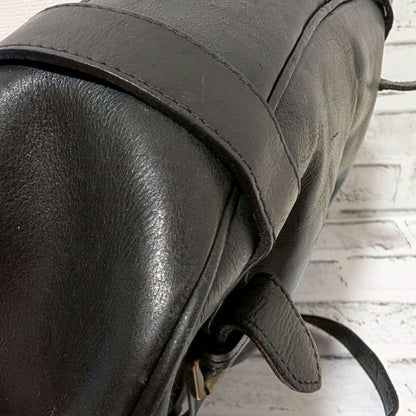 MULBERRY Hand Bag Tote Purse Leather Black Authentic