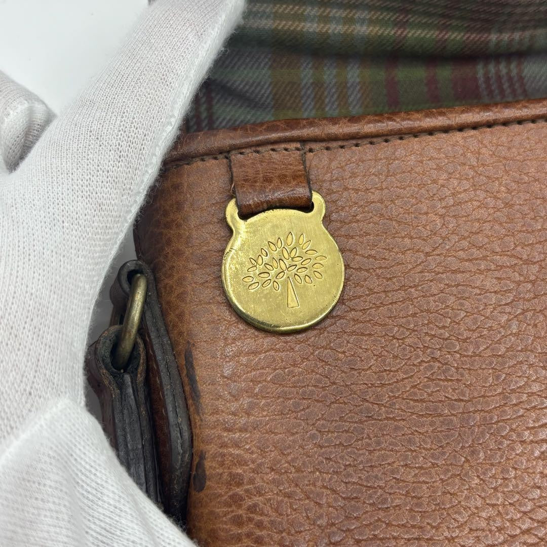 MULBERRY Shoulder Bag Purse Brown Authentic