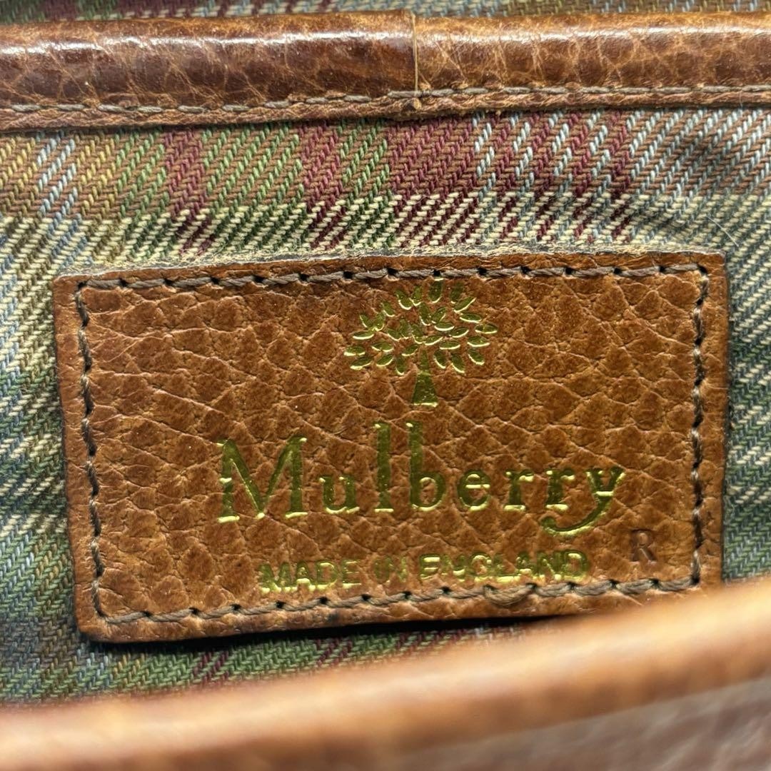 MULBERRY Shoulder Bag Purse Brown Authentic