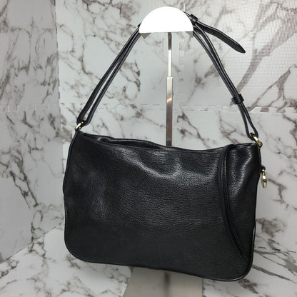 MULBERRY Shoulder Bag Purse Leather Black Authentic