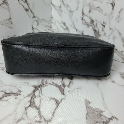MULBERRY Shoulder Bag Purse Leather Black Authentic