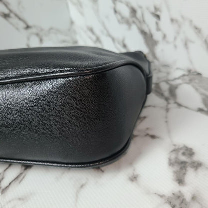 MULBERRY Shoulder Bag Purse Leather Black Authentic