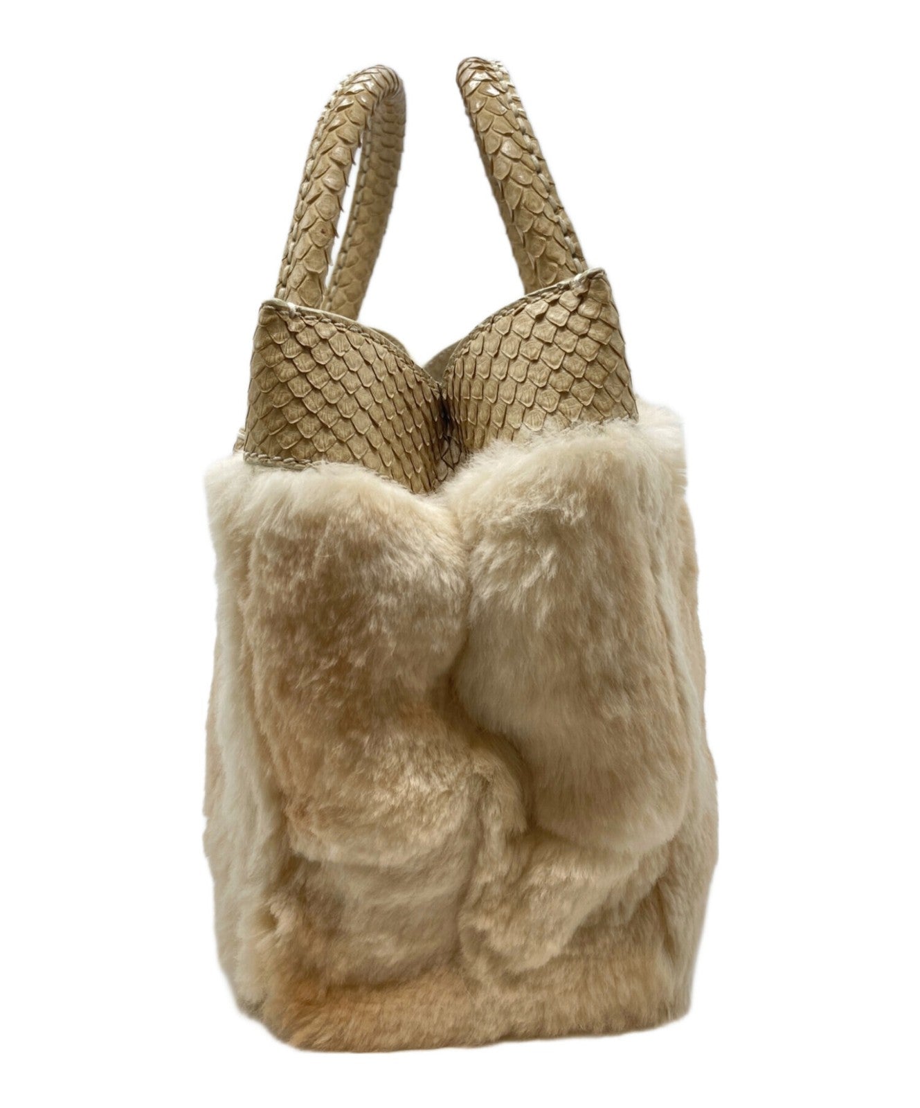 TOD'S Hand Bag Tote Purse Leather Beige Authentic
