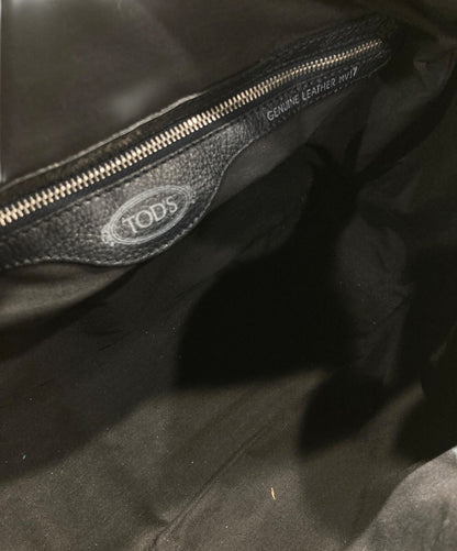 TOD'S Shoulder Bag Purse Black Authentic