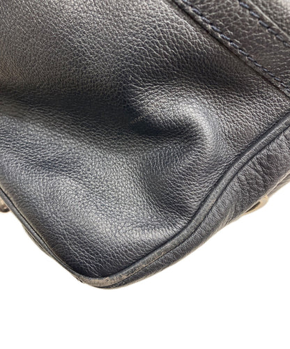 TOD'S Shoulder Bag Purse Black Authentic