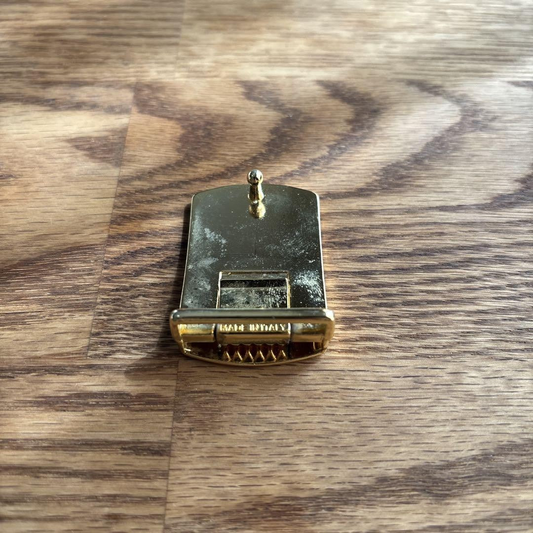 Cintura uomo Christian Dior logo oro autentica