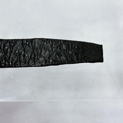 Christian Dior Men's Belt Logo Leather Black Authentic