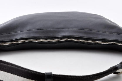 GUCCI Shoulder Bag Purse Leather Black Authentic