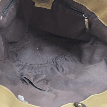 GUCCI Hand Bag Tote Purse GG Leather Authentic